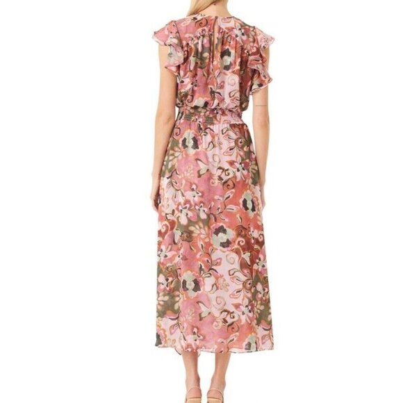 Misa Los Angeles Sz XS Dress Dalita Maxi Boho Retro Office Southwestern Workwear - Picture 2 of 7